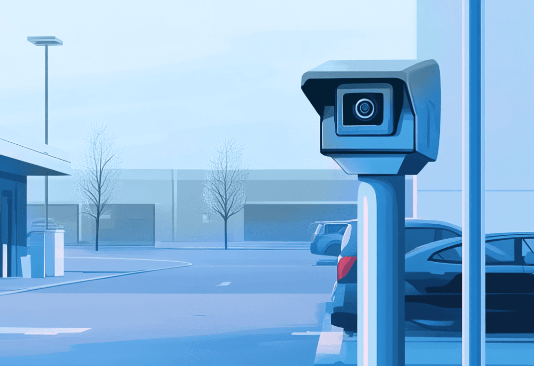 Illustration of a parking camera