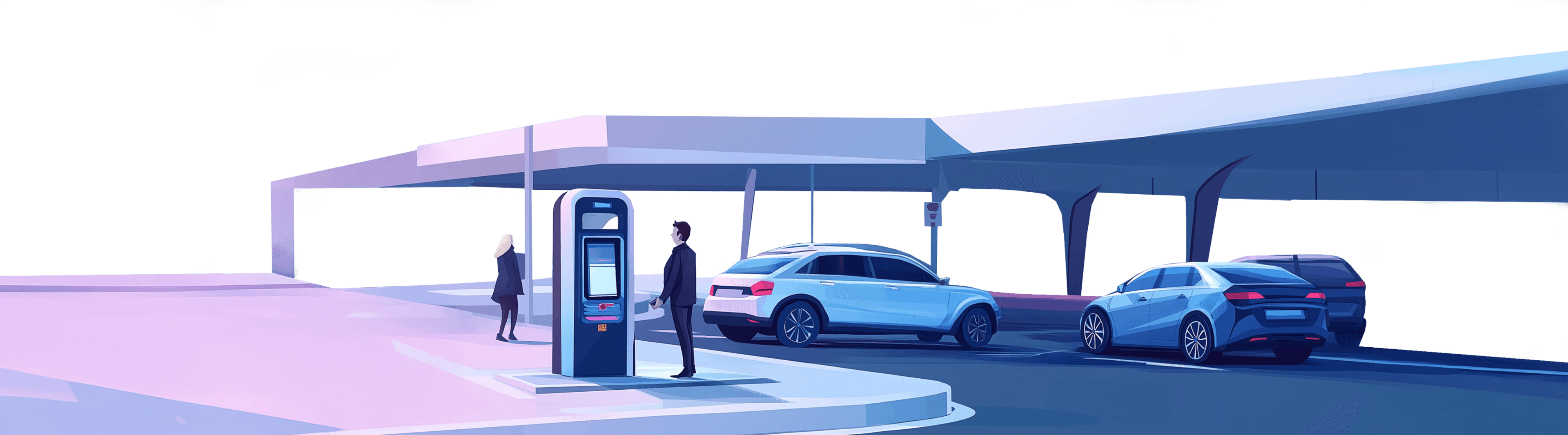 Parking edge illustration